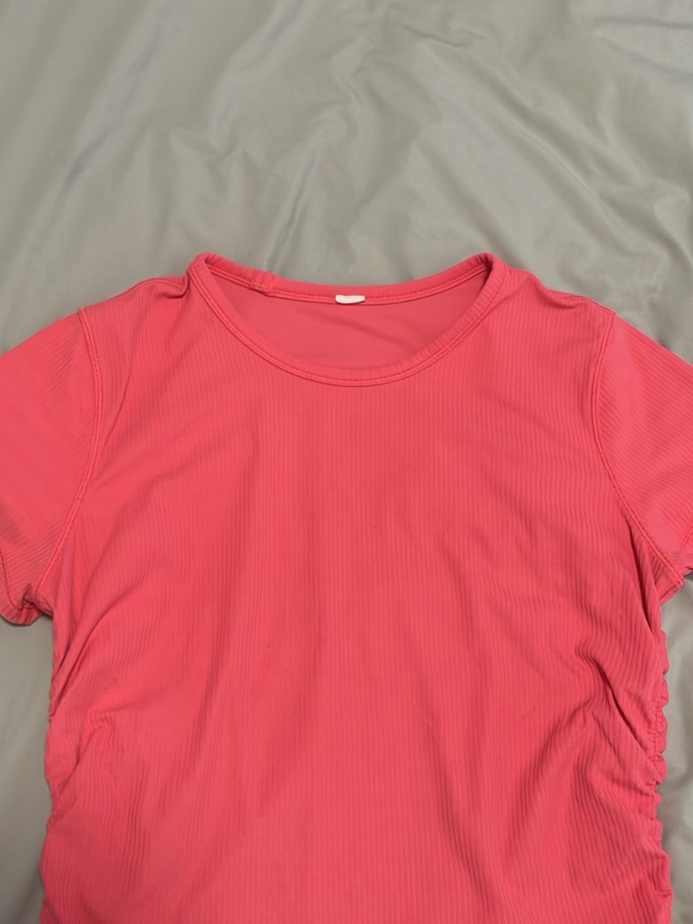 lululemon athletica Bright Coral Short Sleeve Tee - Picture 3 of 5